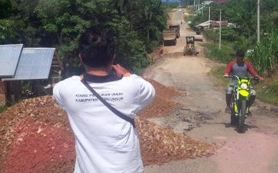 Pengawas : Jalan Base A Lubuk Kandis - Simpang IFA Tak Layak