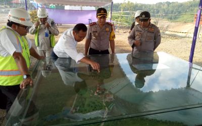 Kapolres Ponorogo Tinjau Lokasi Pembangunan Waduk Bendo