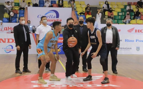 Lakukan Tip Off, Polda Riau Membuka Resmi Honda DBL