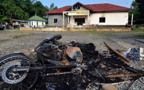 Bakar Polsek Candipuro Lampung, 8 Orang Jadi Tersangka 