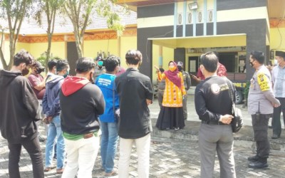 Gubri Didemo Mahasiswa Saat Gebyar Melayu Riau