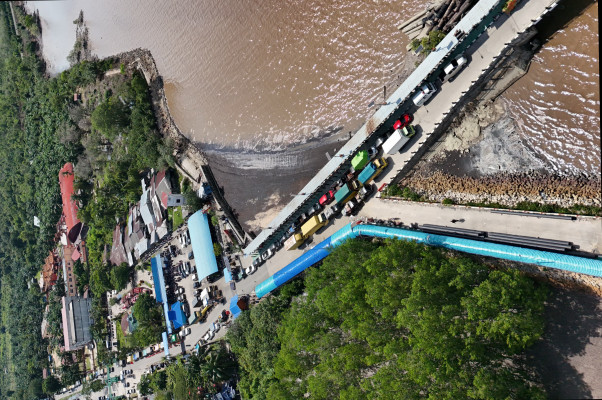 Sempat Lumpuh 5 Jam,  Penyeberangan Bengkalis-Pakning Kembali Normal