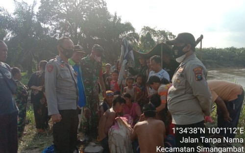 Korban Hanyut di Sungai Barumun Ditemukan