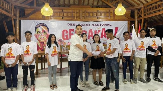 Relawan GEBRAKAN Deklarasi Dukung Gibran Jadi Capres 2024