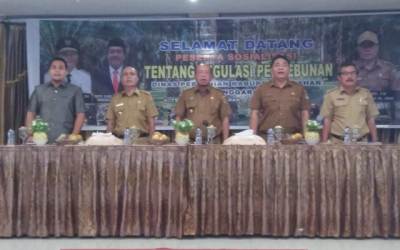 Dinas Pertanian Asahan Sosialisasi Regulasi Perkebunan