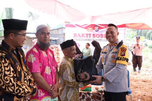 Polres Siak Laksanakan Bakti Sosial Polri Presisi Untuk Negeri