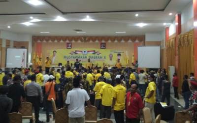 Paska Kericuhan, Musda ke-X DPD II Golkar Inhu Ditunda