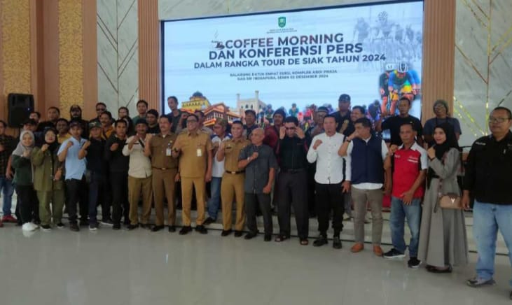 Tour de Siak Tahun 2024 : Pemkap Siak Gelar Coffee Morning