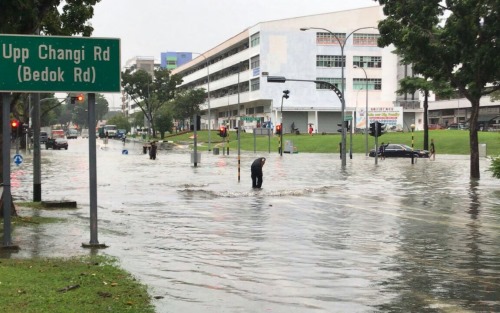 Singapura Diguyur Hujan dan Banjir Bandang