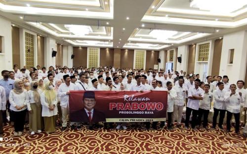 Relawan Sahabat Prabowo Probolinggo Raya Gelar Deklarasi