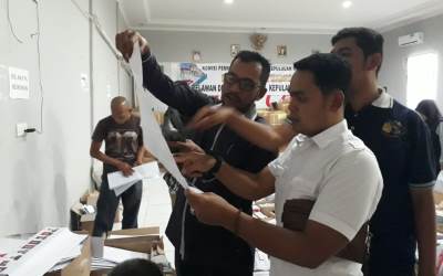 Bawaslu Meranti Temukan Banyak Surat Suara Rusak