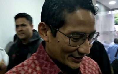 Tersangka Andreas Sebut Nama Sandiaga Uno