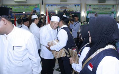 Ketua DPRD Siak Do'akan JCH Jadi Haji Mabrur