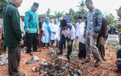 Peletakkan Batu Pertama Surau Al Khair, Apri Apresiasi Masyarakat