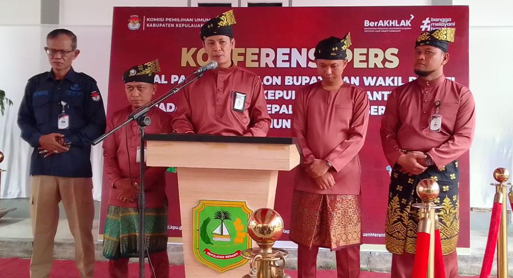 KPU Kepulauan Meranti Jadwalkan Pendaftaran Paslon Bupati dan Wakil