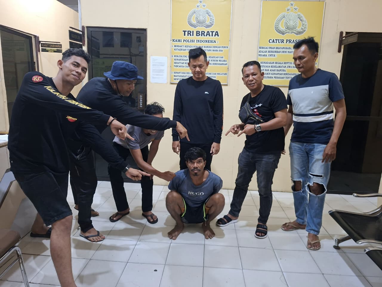 Sembunyi Dalam Kelambu, DPO Kasus Narkoba Diamankan di Sungai Apit