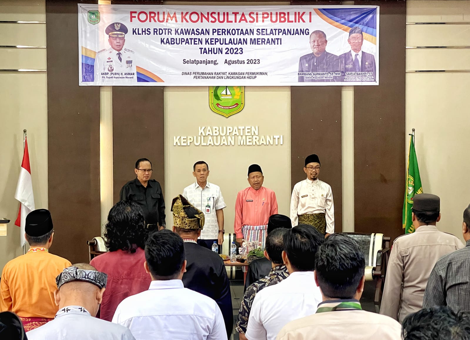 Dinas Perkim-LH Kepulauan Meranti Taja Konsultasi Publik