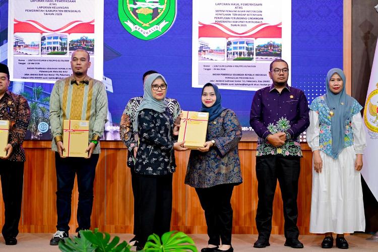 13 Kali Berturut-turut, Bengkalis Kembali Raih Opini WTP dari BPK RI