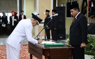 Gubernur Sumut Resmi Lantik Surya Sebagai Bupati Asahan