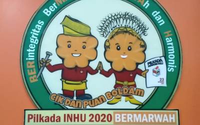 Cik & Puan Boldam jadi Maskot Pilkada Inhu 2020