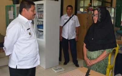 Bupati Amril Tinjau UPTD Puskesmas Selatbaru