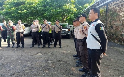 Apel Kesiapan Pengamanan Kompetisi Berkuda di Tangerang