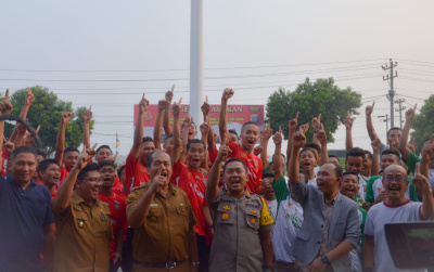 Sekdakab Asahan Lepas Tim Sepak Bola U-14 dan U-16