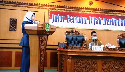 Plt Wako Tanjungpinang Sampaikan Ranperda Pertanggungjawaban APBD 2019