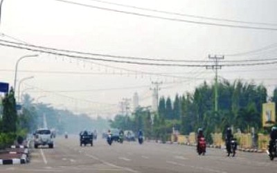 Pantauan Satelit Aqua, di Kabupaten Bengkalis Ada 3 Titik Api