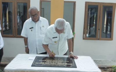 Plt Bupati Asahan Resmikan Aula Dinas Ketahanan Pangan