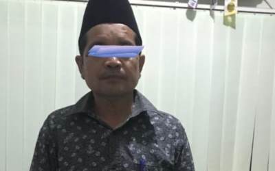 Diduga Cabuli Anak Dibawah Umur, Kades Pedekik Ditahan