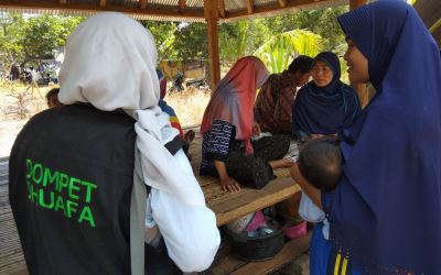 Tim Lakukan Penyuluhan IMS dan HPR di Sungai Anak Kamal