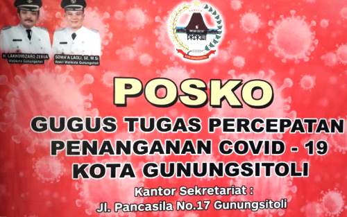 Satu Orang Terkonfirmasi Positif Covid-19 di Kota Gunungsitoli 