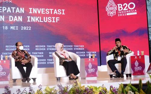 Pembicara di Forum Presidensi G20, Bupati Alfedri Paparkan Investasi Hijau