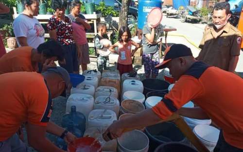 Kemarau, BPBD Gunungsitoli Distribusikan Air Bersih