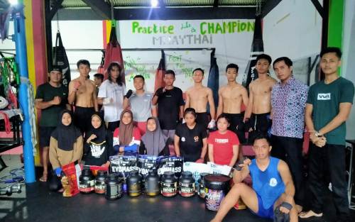 Atlet Muaythai Bengkalis Menuju Porprov, Latihan Keras Suplemen Seadanya