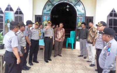 Polda Riau Cek Kesiapan Operasi Lilin 2015 di Rohul