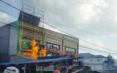 Cendana Funiture Nyaris Ludes Terbakar