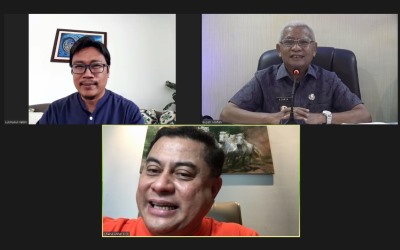 Bupati Asahan Video Conference Terkait Pemulangan TKI