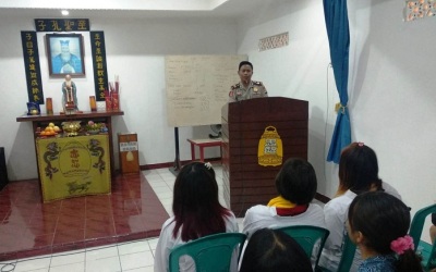 Polsek Panongan Beri Himbauan ke Umat Konghucu