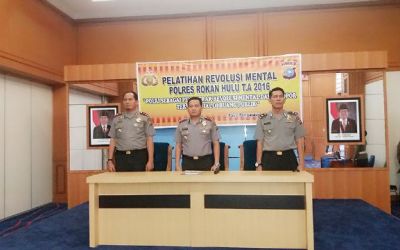 Polres Rohul Gelar Pelatihan Revolusi Mental