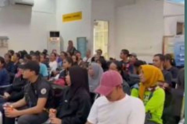 131 Orang PMI Bermasalah Dideportasi Malaysia Melalui Dumai Riau