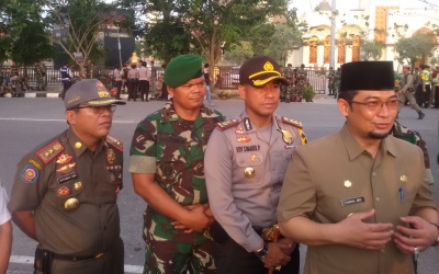 Kampar Gelar Pasukan Sambut Malam Tahun Baru