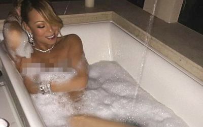 Heboh, Mariah Carey Pamer Foto Bugil Saat Mandi Busa