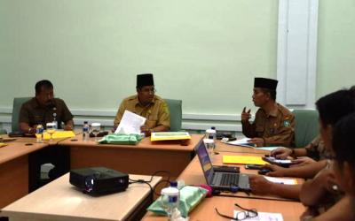 Ahmad Syah Gelar Rapat dengan SKPD, Terkait Penyerapan Anggaran