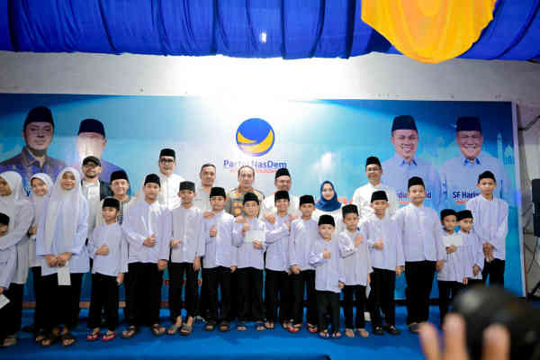 Bupati Bengkalis Kasmarni Buka Puasa Bersama Keluarga Besar Nasdem Riau