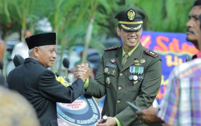 HUT TNI ke-74, Bupati Asahan Hibahkan 18 Unit Sepeda Motor