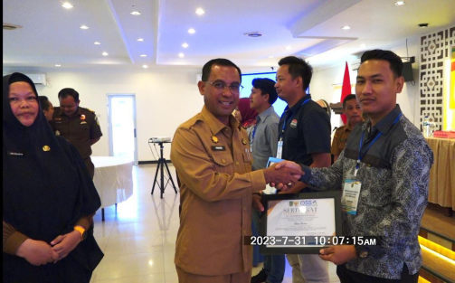 Sekda Rohil Buka Bimtek Implementasi Pengawasan dan Perizinan Berusaha Berbasis Resiko