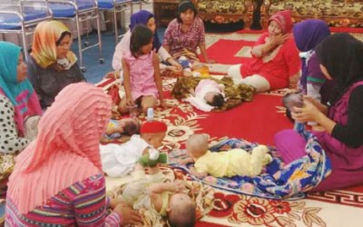 Posko Darurat Pemko Pekanbaru Pulangkan Balita