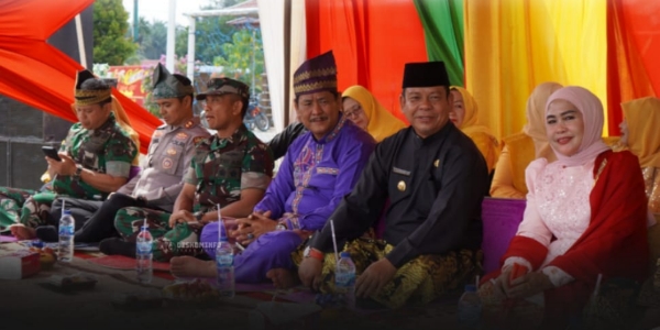 Penabalan Raja Adat Kunto Darussalam, Wabup Rohul Tekankan Pentingnya Pelestarian Budaya